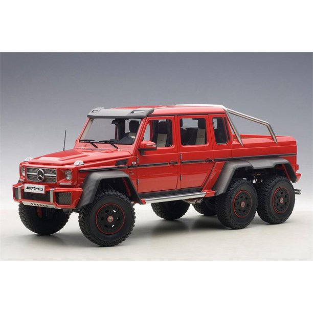 2013 Mercedes-Benz G63 Amg 6x6 in Red Diecast Model Car in 1:18 Scale by AUTOart - Walmart.com
