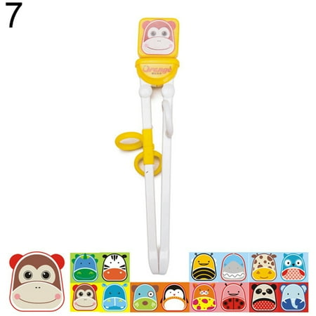 

Wanwan Cartoon Animal Silicone Baby Beginners Training Chopsticks Helper Tableware