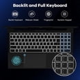 thumbnail image 5 of NIMO 15.6" IPS FHD AMD Ryzen 5 6600H 16GB DDR5 RAM 512GB SSD (6 Cores Up to 4.5GHz) AMD Radeon 660M GPU-Computer with 100W Type-C Gaming Laptop Backlit Keyboard Fingerprint, 5 of 5