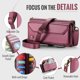 thumbnail image 5 of funda billetera para Samsung Galaxy A33 con Protección RFID, Ranuras para tarjetas, Pata de Cabra, Correa Desmontable-Funda para teléfono tipo Bandolera con tapa de Cuero PU a prueba, 5 of 9