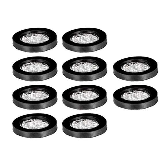 10 Pcs Seal O-Rings Hose Gasket Flat Washer With Filter Net Screen Hose Washer Filter Gasket Sink Strainer Tool