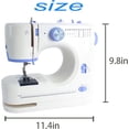 thumbnail image 6 of Sewing Machine with 12 -in, Stitches & 2 Speed(High-Low Speeds) Sewing Machine for Beginners with Accessory Kit,with Foot Pedal,LEDLight, 6 of 6