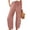 Watermelon Red, variant on Tqcoqu Womens Wide Leg Pants Palazzo Casual Flowy Beach Vacation Cropped Summer Drawstring with Pockets,Beige,Women's S-XXL