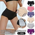 thumbnail image 2 of 3PACK Everdries Leakproof Ladies Underwear,High Waist Leak Proof Period Protective Panties,Menstrual Postpartum Leakproof Washable Plus Size Underwear ,Incontinence Underwear Leakproof Panties I0N9, 2 of 8