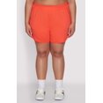 thumbnail image 3 of Womens Plus Size Smocked Dolphin Shorts, 3 of 4