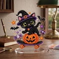 thumbnail image 5 of Halloween Christmas Diamond Art Painting Kit for Adults Acrylic Tabletop Ornament with Stand, Sparkling Resin Diamonds DIY Craft for Home Desk Shelf Decor Gift by OVFUIZ, 5 of 8