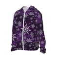 thumbnail image 2 of Haiem Snowflake Gradient Purple UPF 50+ Fishing Shirts for Men Long Sleeve UV Sun Protection Hoodie Non-Mask Outdoor Hiking Shirts, 2 of 9