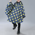 thumbnail image 7 of Odeerbi Rain Coats Kids Rain Jacket Waterproof Girls Boys Rain Cape Kid Hooded Jacket Hooded Bats, 7 of 7