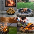 thumbnail image 6 of Raindrops Outdoor Fire Pit Accessories Fire Pit Steel 1Pack, 6 of 8