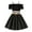 Black, variant on Ymyiu Girls Outfit Girls Sparkly Sequin Skirt Sets Sleeveless Tank Top Crop Dance Blouse with High Waisted Mini Skirts Size 9-10 Years(Black, 9-10 Years)