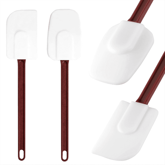 Heavy Duty Spatula and Spoonula High Heat Silicone Large Rubber Spatulas for Kitchen Use Commercial