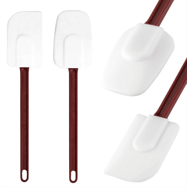 Heavy Duty Spatula and Spoonula High Heat Silicone Spatula Large Rubber Spatulas for Kitchen Use Commercial Spatula