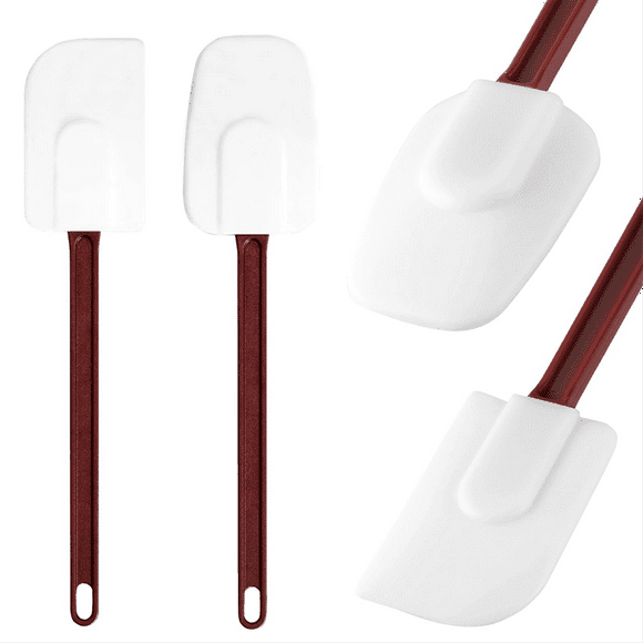 Heavy Duty Spatula and Spoonula High Heat Silicone Spatula Large Rubber Spatulas for Kitchen Use Commercial Spatula