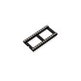 thumbnail image 1 of Unique Bargains 17pcs 2.54mm Pitch 15.24mm Row Pitch2 Row 28 Round Pins Soldering DIP IC Chip Socket Adaptor, 1 of 1
