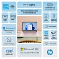 thumbnail image 2 of HP Stream 14" Student and Business Laptop,Intel Processor N4120 8GB RAM 64GB eMMC,Windows 11 Home,One Year Office 365,Webcam,Pink, 2 of 5