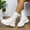 Z02-White, variant on Bmisegm Retro Women Zipper Square Heel Solid Color Middle Tube Boots Round Toe Shoes Black 9.5-10