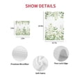 thumbnail image 7 of Light Green Eucalyptus Leaves Kitchen Dish Towels for Drying Dishes Set of 4, Watercolor Spring Summer Botanical Waffle Weave Microfiber Hand Tea Bathroom Towels Quick Dry & Absorbent Towel 15.7x23.6, 7 of 7