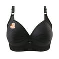 thumbnail image 6 of Ayfxijin Bras for Women No Underwire,Woman's Bra Wireless Printing Gathered Together Large Size Daily Bra Underwear, 6 of 8