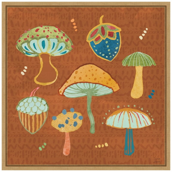 Amanti Art Harvest Whimsy IV Framed Canvas Wall Art Print