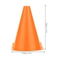 thumbnail image 2 of Spptty 6pcs 18cm Soccer Training Cone Football Barriers Plastic Marker Holder Accessory, 2 of 16