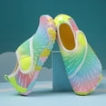 thumbnail image 6 of Djtdsds Kids Gradient Water Shoes Non- Barefoot Aqua Socks for Beach Swim Size:3, 6 of 8