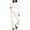 White #115, variant on Women's 2 Piece Sweatsuit Set Crewneck Sweatshirt and Wide Leg Pants Relaxed Casual Fleece Travel Lounge Set