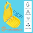 thumbnail image 5 of Laundry Soap Tray Catcher -BeKitchen Laundry Detergent Cup Holder & Drip Tray Catcher to Prevent Mess, Laundry Station Detergent Gadget Keep Room Tidy with Hex Wrench to 【1 Pack Yellow】, 5 of 6