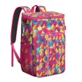 thumbnail image 1 of Abstract Geometric Insulated Backpack Cooler 20L - Leakproof Picnic & Beach Cooler Bag - Pop Art Design with High-Capacity Storage, 1 of 6