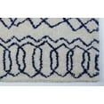 thumbnail image 3 of Ladole Rugs Tapis à Treillis Synthétique, Beau et Doux, Tapis Moderne pour Aire en Ivoire-Bleu Marine, 3 of 4