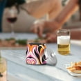 thumbnail image 5 of Yayeee Ashtray with Lid for Cigarette Smokeless Stainless Steel Home Ash Holder, Swirling Circles, 5 of 7