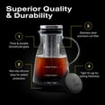 thumbnail image 4 of Bean Envy Cold Brew Coffee Maker - 32 oz Glass Iced Tea & Coffee Cold Brew Maker and Pitcher w/ Silicone Cap & Base, 4 of 8