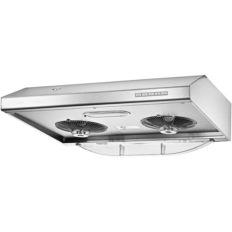 IKTCH 30 Inch Under Cabinet Range Hood with 900-CFM, 4 Speed Gesture  Sensing&Touch Control Panel, Stainless Steel Kitchen Vent with 2 Pcs Baffle