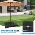 thumbnail image 6 of 397lb Capacity Water Sand Cantilever Umbrella Base, Offset Umbrella Bases, Umbrella Base For Offset Cantilever Umbrellas, Patio Backyard Use, 6 of 8