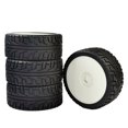 thumbnail image 1 of RC 1/8 Tires Tyres 100mm & Wheels Rims Hex 17mm For RC HPI On-Road Car 4PCS, 1 of 4