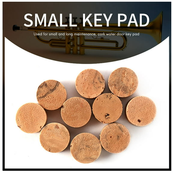 10*Water Key Spit Value Cork Pads-Wood color