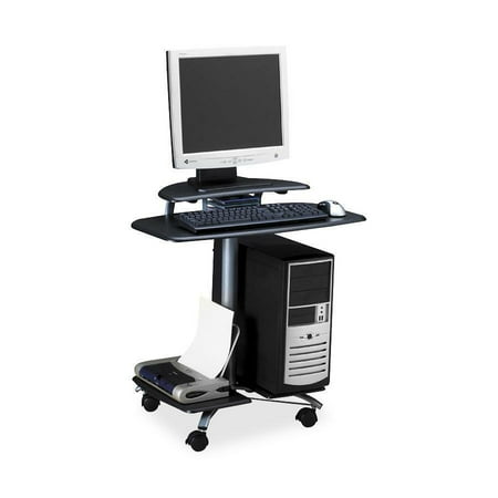 UPC: 0760771726355 | Mayline Mobile PC Workstation 28-1/2 x26 x29-1/2 Anthracite 948ANT