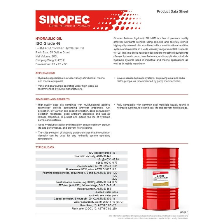 AW 324668 Hydraulic Oil Cross Reference, 42 OFF