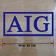 thumbnail image 3 of Personalizar el logotipo del patrocinador de fútbol AIA AIG Fútbol medio Parches de fútbol para planchar Material de PU Cinch AIA AIG Logotipo del patrocinador del pecho, 3 of 5