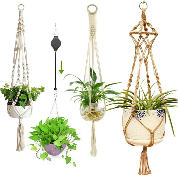 EEEKit 2/1Pcs Macrame Plant Hanger, Indoor Outdoor Hanging ... EEEKit 2/1Pcs Macrame Plant Hanger, Indoor Outdoor Hanging ... on Plant Stand Hanging
id=79593