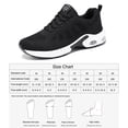 thumbnail image 3 of Zapatos Para Correr Mocasines casuales unisex Zapatos planos con cordones suaves Accesorios para exteriores (39 Black) Likrtyny Para Estrenar, 3 of 8