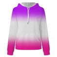 thumbnail image 5 of XFLWAM Womens Hoodie Sweatshirts Tie Dye Lightweight Long Sleeve Drawstring Pullover Tops with Pockets 2022 Spring Fall Tops Multicolor M, 5 of 5