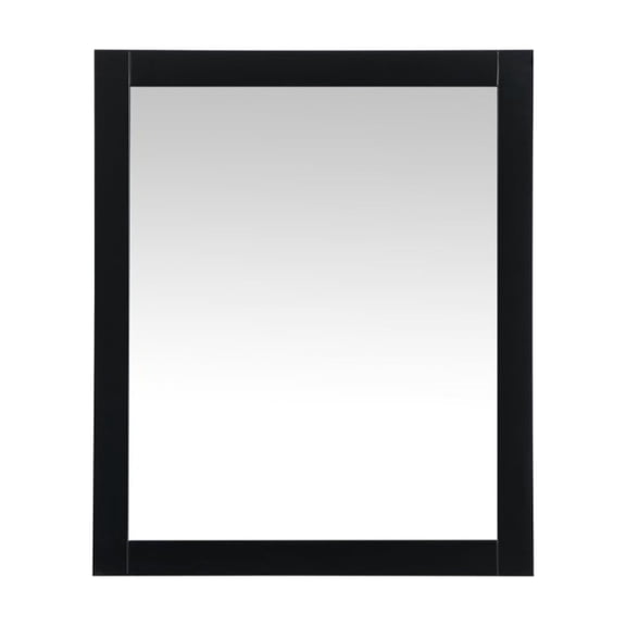 Aqua vanity mirror 30x36 inch in black