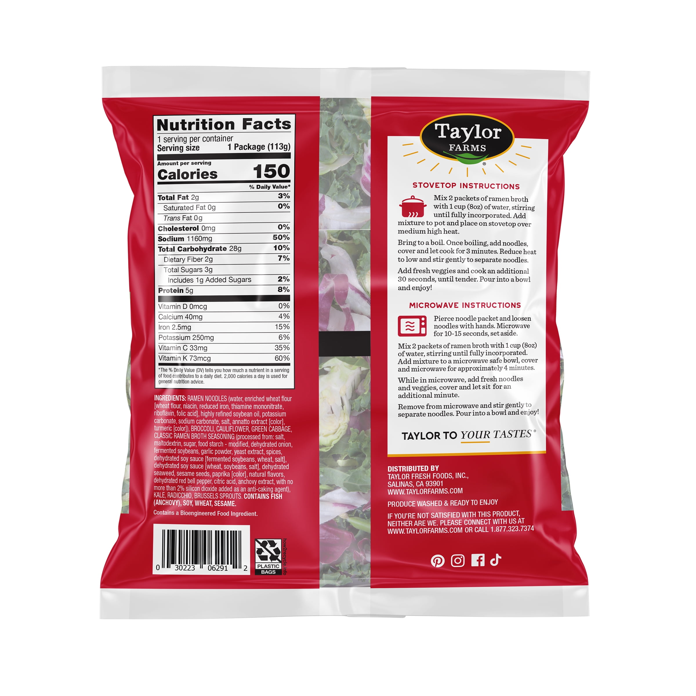 Taylor Farms Classic Ramen Kit