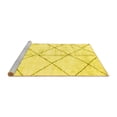 thumbnail image 2 of Ahgly Company Machine Washable Indoor Rectangle Solid Yellow Modern Area Rugs, 8' x 10', 2 of 4