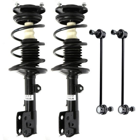 ECCPP 4pcs Suspension Struts Front Complete Struts Assembly Stabilizer Bar Link for 2009-2013 for Toyota Corolla 2011-2013 for Toyota Matrix 472598 482598 472597 482597 K80230