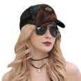 thumbnail image 5 of Zufioo Banana Leaf Meditating Gorilla Print Mesh Baseball Cap, Adjustable Sport Travel Hat Accessory for Men and Women, 5 of 7