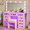 Luxury Pink, variant on Pink Vanity Desk with Illuminated Mirror & Power Outlet, 11 Drawers Vanity Table with Chair, Makeup Vanity with 12 LED Lights, Tempered Glass Top, Dressing Table for Bedroom,Dressing Room