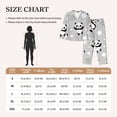 thumbnail image 4 of Fuzoiu Pandas Print Women's Long-Sleeved Pajama,Lounge Button Down Nightwear,Womens Notch Collar Pajama Set-XX-Large, 4 of 7
