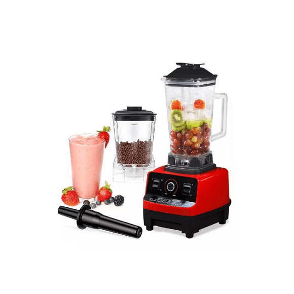 Licuadora industrial Silver Crest Professional Blender Rojo/Negro