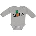 thumbnail image 3 of Inktastic Aloha- with pineapple Boys or Girls Long Sleeve Baby Bodysuit, 3 of 5